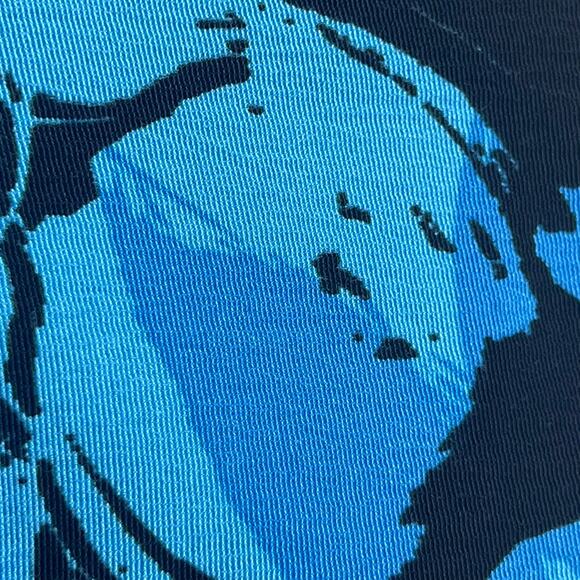 Trina Turk Natasha Black & Blue Floral Short Sleeve Sheath Dress Size 6 Career - Picture 8 of 10